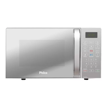 Micro-ondas Philco PMO23EB Limpa Fácil 20L Potência de 1100W Cor Branco 127V