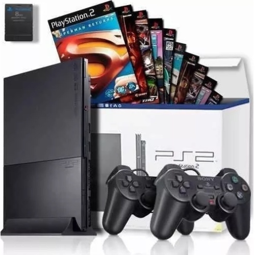 Sony PlayStation 2 Slim Standard Charcoal black